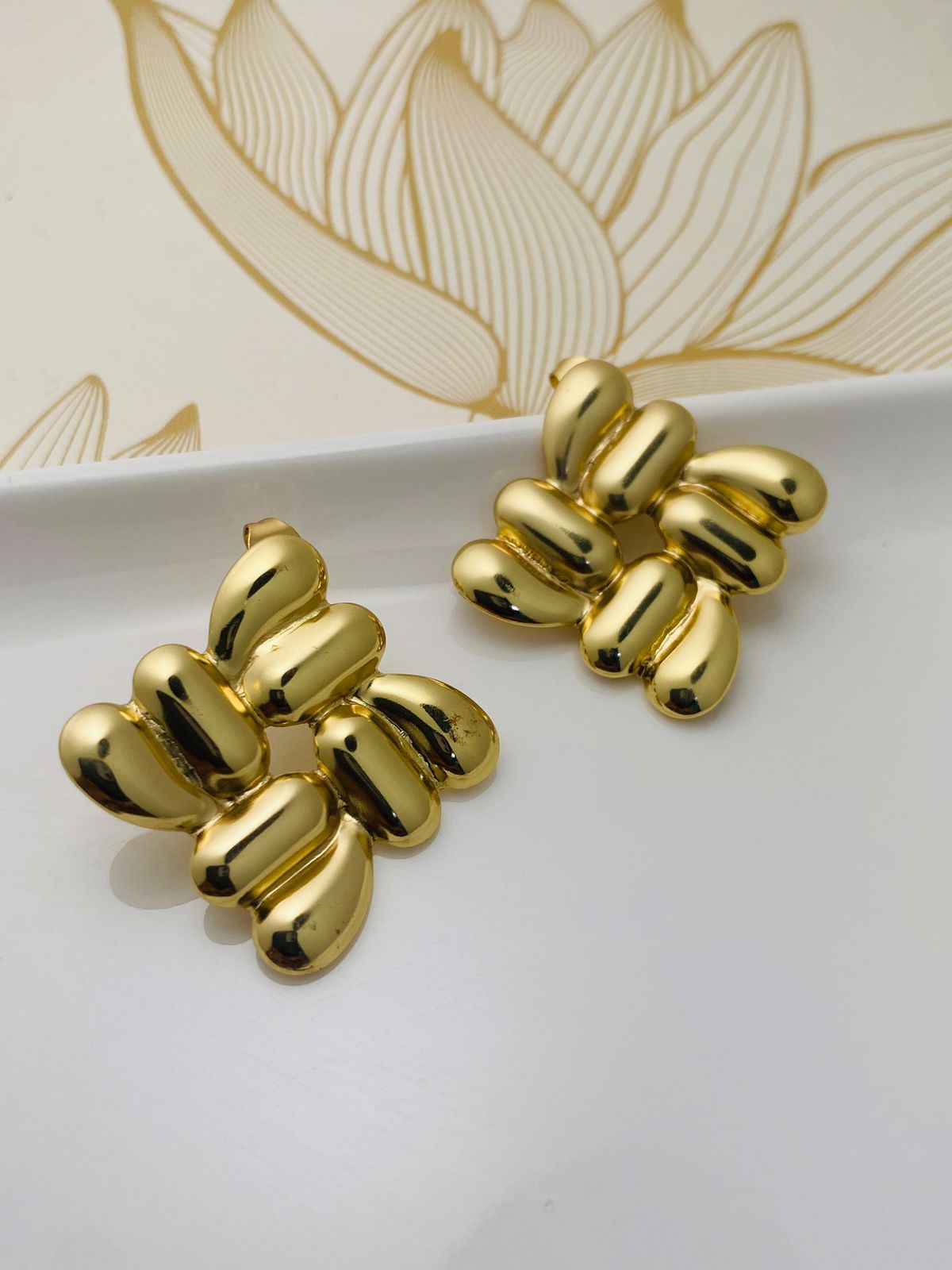 Gold Plated Crawford Earring