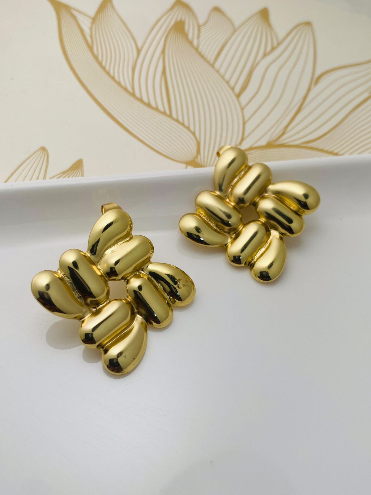 Gold Plated Crawford Earring