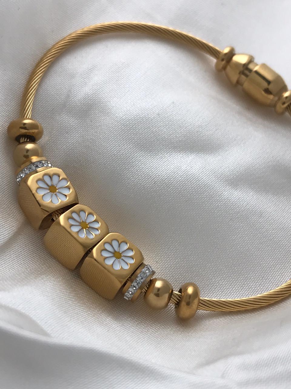 Gold Plated Stainless Steel Bracelet
