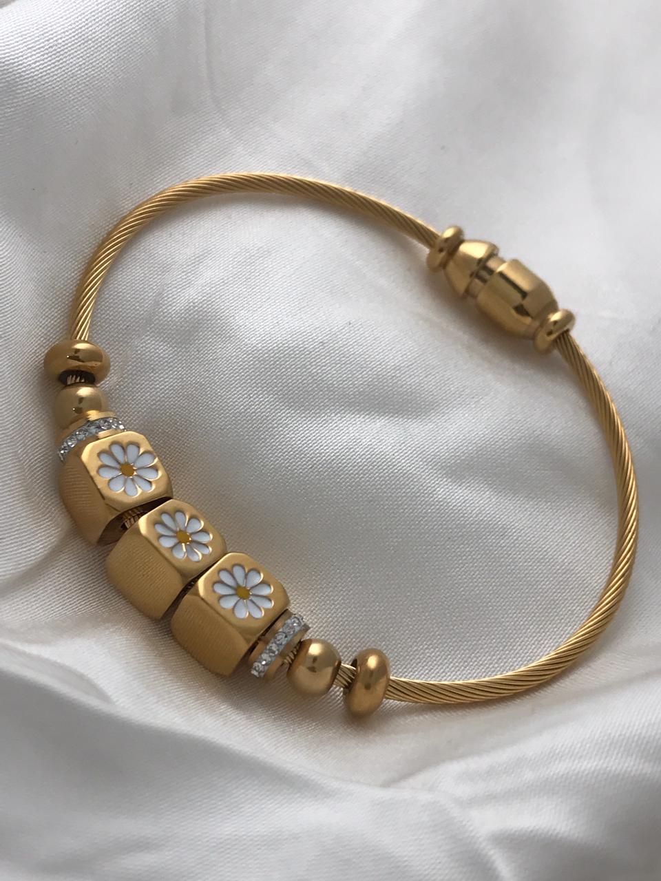 Gold Plated Stainless Steel Bracelet