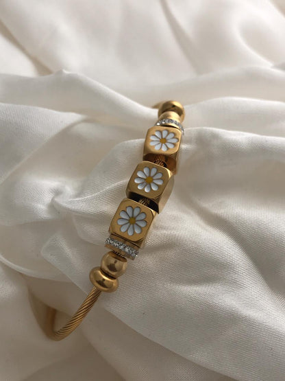 Gold Plated Stainless Steel Bracelet