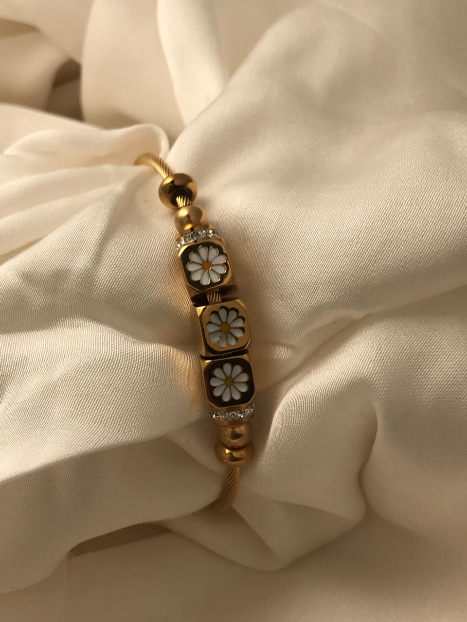 Gold Plated Stainless Steel Bracelet