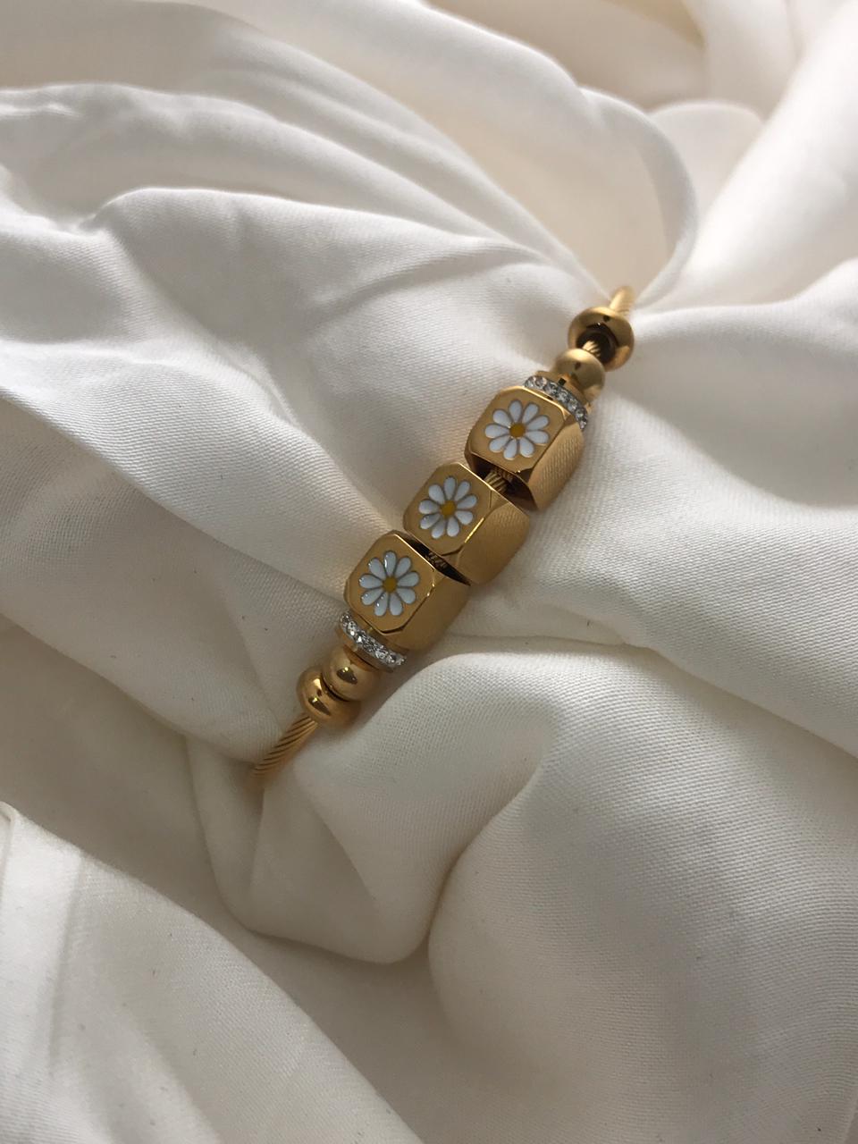 Gold Plated Stainless Steel Bracelet