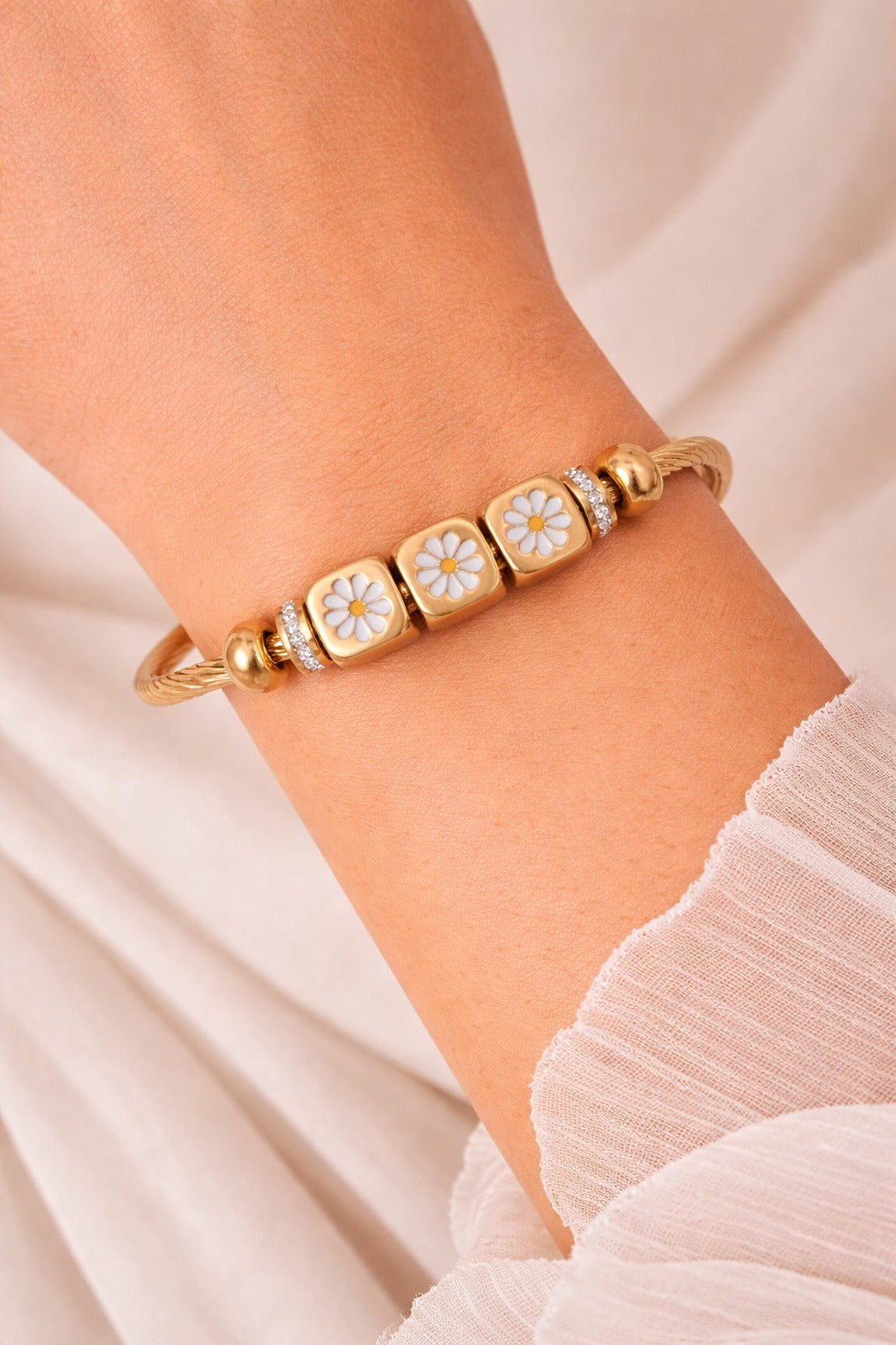 Gold Plated Stainless Steel Bracelet