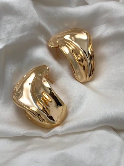 Golden Wave Earrings