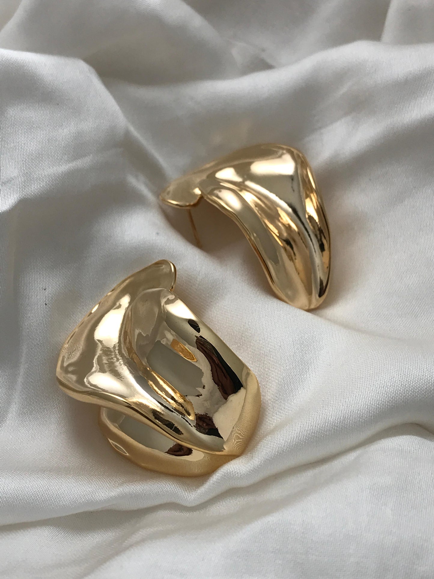 Golden Wave Earrings