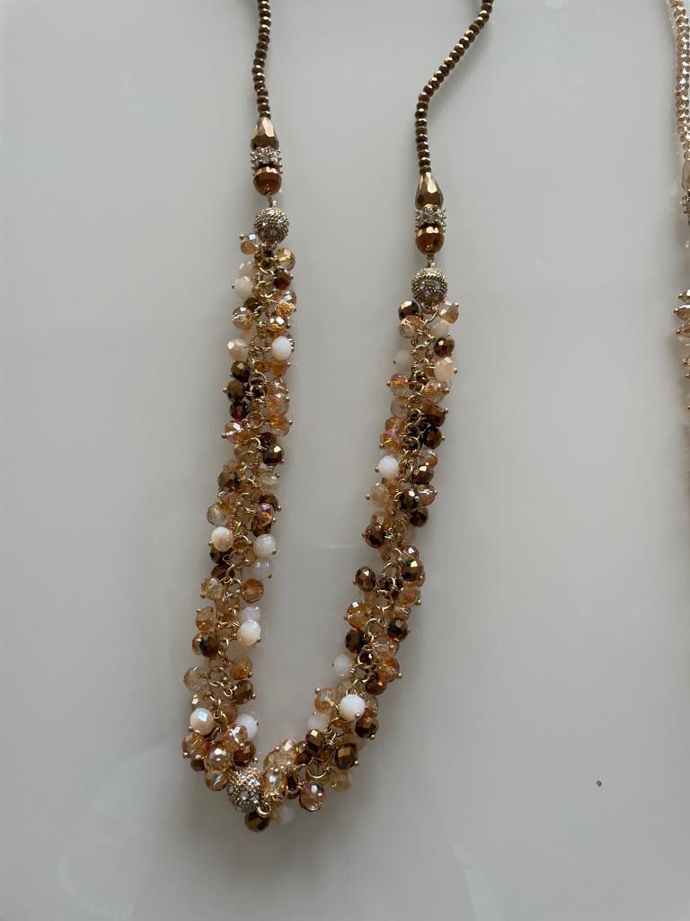 7 in 1 Copper Nude necklace