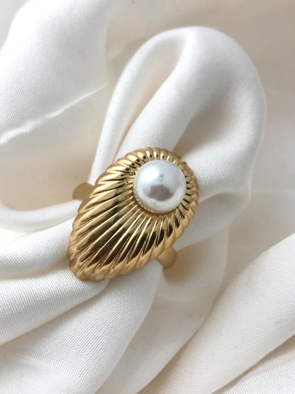 Pearl Statement Ring