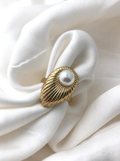 Pearl Statement Ring