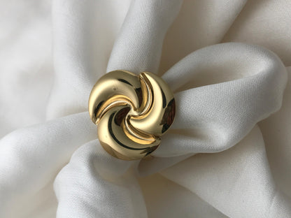 Triple Swirl Ring